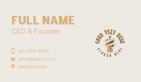Musical Electric Guitar Business Card Preview