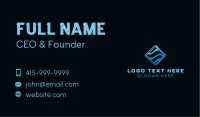 Wave Tech Company Business Card Image Preview