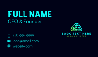 Cyber Technology Cloud Business Card Image Preview