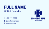 Cross Film Strip Business Card Design