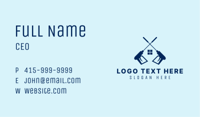 House Pressure Washing Business Card Image Preview