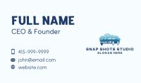 Auto Car Wash Cleaning  Business Card Image Preview