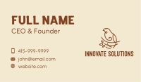 Bird Nest Scribble  Business Card Image Preview