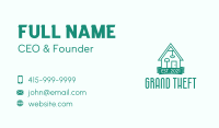 Green Furniture House  Business Card Design