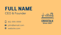 Cargo Ship Tanker Business Card Image Preview