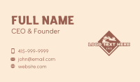 Brown Forest Adventure Business Card Image Preview