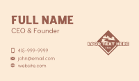 Brown Forest Adventure Business Card Preview