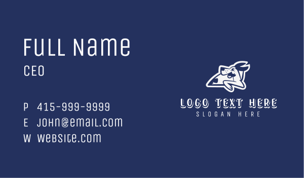 Cartoon Dog Driving Business Card Design Image Preview