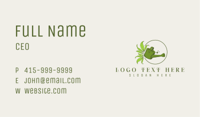 Garden Watering Can Business Card Image Preview