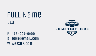 Logistics Transportation Truck Business Card Image Preview