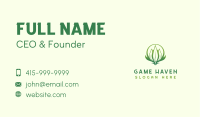 Grass Yard Landscaper Business Card Image Preview