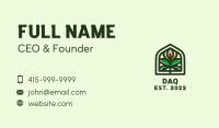 Garden Flower Emblem  Business Card Image Preview