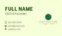 Natural Disc Player Business Card Design