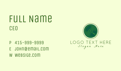 Natural Disc Player Business Card Image Preview