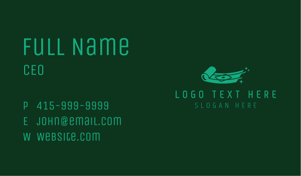 Flying Carpet Weaver Business Card Design Image Preview