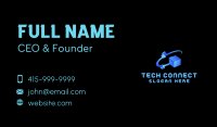 Tech Cube Swoosh Software Business Card Image Preview