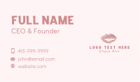 Watercolor Lips Brushstroke Business Card Image Preview