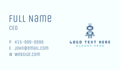 Toy Bot Technology Business Card Image Preview