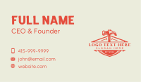 Hammer Carpentry Tools Business Card Image Preview