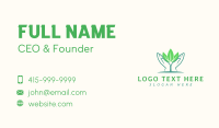 Hands Nature Leaves  Business Card Preview