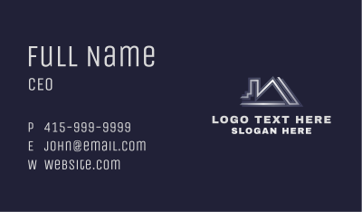 House Roof Realty Business Card Image Preview