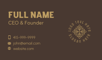 Wellness Flower Spa  Business Card Preview