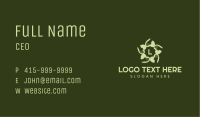 Hand Heart Charity Letter Business Card Image Preview