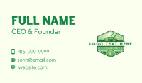 Garden Trimming Lawn Mower Business Card Preview