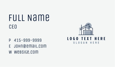 Architecture Housing Structure Business Card Image Preview