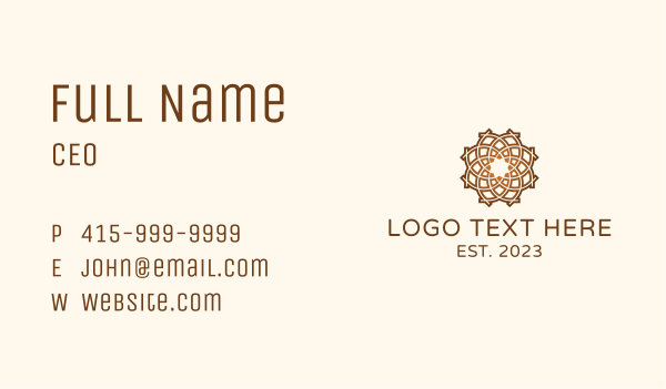Geometric Creative Agency Business Card Design Image Preview