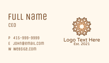 Geometric Creative Agency Business Card