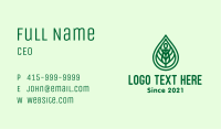 Green Plant Oil Extract Business Card Image Preview