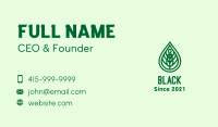 Green Plant Oil Extract Business Card Image Preview