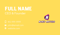 Pop Art Cartoon Letter Business Card Image Preview