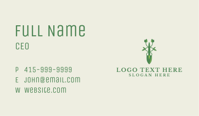 Garden Trowel Landscaping Business Card Image Preview