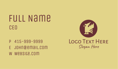 Traditional Ethnic Bird Business Card