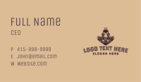Armored Gorilla Gaming Character Business Card Image Preview