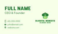 Leaf House Structure  Business Card Image Preview