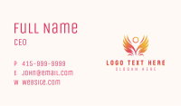 Angel Spiritual Wings Business Card Image Preview
