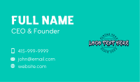 Graffiti Dripping Mural Business Card Image Preview