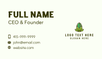 Leaf Tower Building  Business Card Image Preview