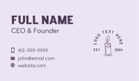 Wellness Candle Spa Business Card Image Preview
