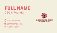 Weasel Animal Gaming Business Card Image Preview