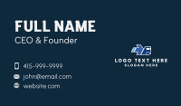 Logistics Arrow Trucking Business Card Image Preview