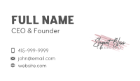 Makeup Brand Wordmark Business Card Image Preview