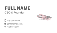Makeup Brand Wordmark Business Card Image Preview