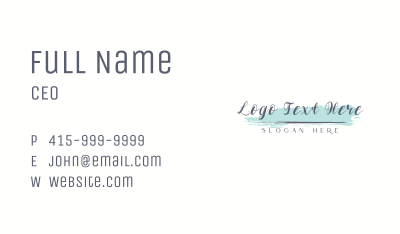 Generic Stylist Cosmetics Business Card Image Preview