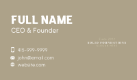 Classy Business Company Business Card Image Preview