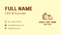 Tribal Coffee Truck  Business Card Image Preview