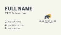 Tapir Wild Safari Business Card Image Preview